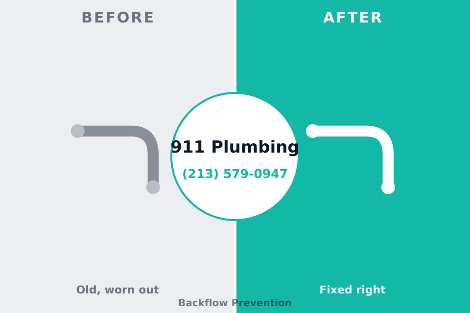 Before and after: plumbing company Bridgeport, MI
